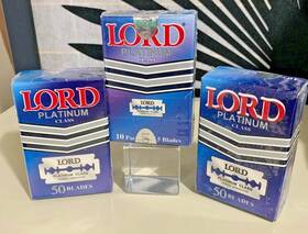 Lord 222001559903 6 Platinum Class Supper Stainless Double Edge Razor 150 Blades