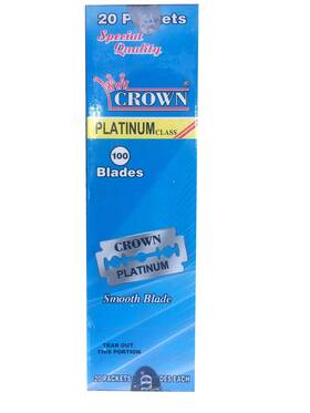 Lord 7899989500723 Crown Platinum Double Edge Safety Razor Blades 100 1 Count Pack Of
