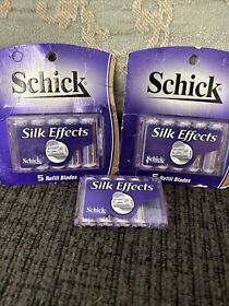 Lot Of 14 New Schick Silk Effects Classic Count Razor Blade Refills Cartridges Lot Of 14 New Schick Silk Effects Classic Count Razor Blade Refills Cartridges