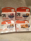 Lot Of Four 4 Packages X Cartridiges Each 16 Total Up Five Blade 024500105515
