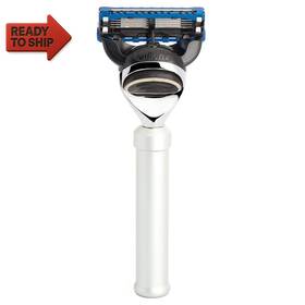 M Hle 445044123149 Travel Silver Anodised Aluminum 5-blade Razor