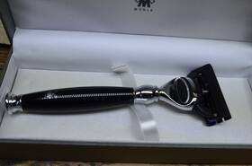 R332m3 M Hle Vivo Black Resin 5-blade Razor Made In Germany