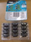 Mach Gillette 3 12 Count Razor Refill Cartridges Damaged Package Still New 047400185593