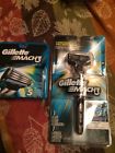 Mach Gillette 3 Mens Razor Handle 1 Pack Of 5 Refills 1of Each 047400648517