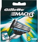 47400196971 Mach Gillette 8pcs Genuine 3 M3 Shaving Razor Cartridges Blades Free Shipping