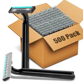 Hfx-sdtxd-hei-500p Magdiy Disposable Razors Bulk For Men 500 Pack Homeless Supplies Twin Blade M