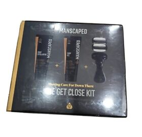 Manscaped The Get Close Mens Razor Kit Exfoliator Gel Shaver Sealed New