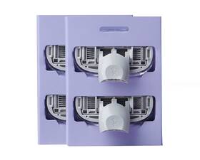 Margaret 786833941429 Flamingo 5-blade Razor Replacement Blade Cartridge 4 Cartridges