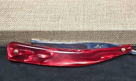 112925-9 Max Sprecher Custom Straight Razors Red