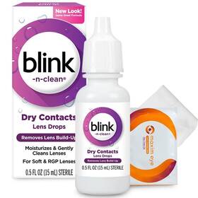 Maxim Eye 065010103498 Blink-n-clean Lens Drops Blink For Lenses 15 Ml Cleans And Moisturi