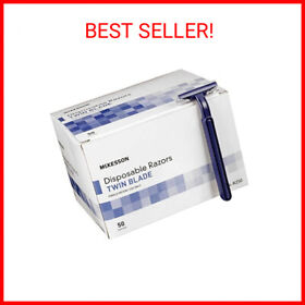 Mckesson Disposable Razors Shaving Razor Twin Blade Stainless Steel Bl