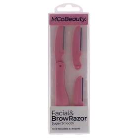 Mcobeauty 331880007812 Super Smooth Facial And Brow Razor By For Women - 3 Pc