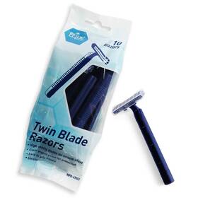 Med Pride 352410490026 Disposable Razors10-pack Twin Blades And Easy Grip For Max Control &