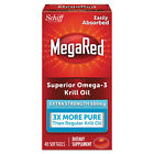 Meg98092ea 98092ea Megared Extra Strength Krill Oil Softgel Tablets 020525104465