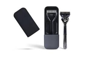 Meizhou Pengyu Cross-border E-commerce Co. Ltd. 711181916591 Razor Case Portable Plastic Manual Box Waterproof For Gillette Gray-black