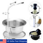 Mhv5268633 Unbranded Stainless Steel Shaving Brush Safety Razor Stand Soap Bowl