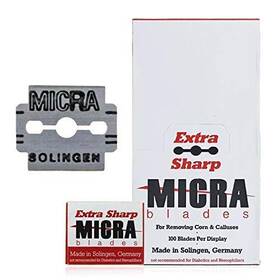 Bnp0352952 Micra Callus Shaver Replacement Blades For Removing Corn&calluses 100 Silver