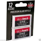 Micro Touch Replacement Blades Ideavillage Shave One 12 Ct Works W All Safety Razors Clean 754502025626