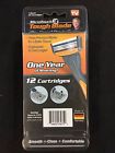 Microtouch Ideavillage 3 Tough Blade 1 Razor 12 Cartridges As Seen On Tv Genuine 754502030750