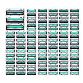 Miechua Txddp03 Mens Razor Blade Refills 2-blade 1 Count Pack Of 120 Black&green