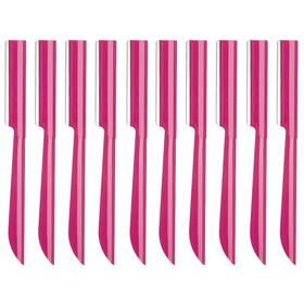 Red-10p Miss Gorgeous London 445021497430 Eyebrow Razor Shaper For Men And Women Grooming Shavers