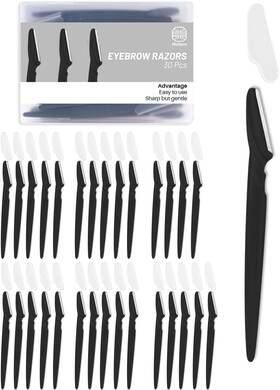 Mohern 726084420014 30 Pcs Dermaplaning Tool For Face Multipurpose Razors Black
