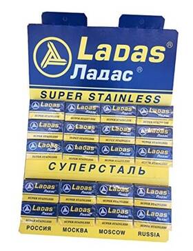 Mostoglesmash 7899989500747 Ladas Super Stainless Double Edge Safety Razor Blades 100 20x5