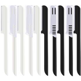 Hn-mudder-4016 Mudder 10 Pieces Eyebrow Razor For Women Facial Count Pack Of 1 Black White