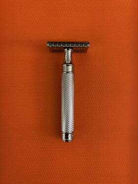 R41-gs Muhle R41 Gs Inox Safety Razor New In Surgical Stainless Steel