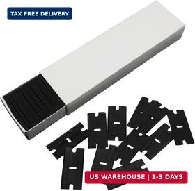 Qzd251031003 Murtenze 200 Pcs Plastic Razor Blades Double Edged Scraper Replacement F