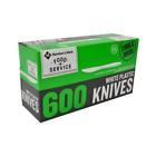 Mwh-kw-600sam Members Mark Plastic Knives Heavyweight White Ct Member