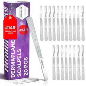 Mymed 422906015119 Disposable 14r Blades Dermaplaning Scalpels - Pack Of 20 Dermaplane Bla