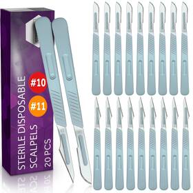 Mym-13 Mymed Mym-13/#10 11.20 Disposable #10 And #11 Scalpel Blades Pack Of 20 Dermaplaning 11 Purple