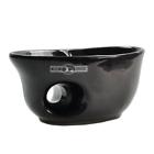 Na Pfeilring Ceramic Shaving Mug Black With Brush 4045386106003