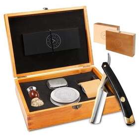 Naked Armor 733115995557 Gold Straight Razor Kit - Shave Ready Stainless Steel