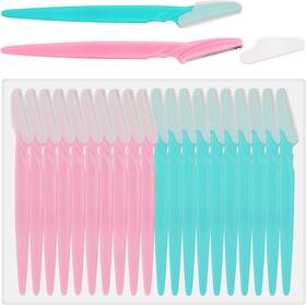 H1024nbmza-sl Neburora 20 Pcs Eyebrow Razor Trimmers For Women And Men Face Hair Blue Pink