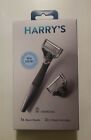 New Harrys Edition Charcoal Mens Razor And 2 Cartridges. Free Shipping