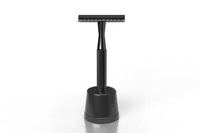 Ninnex 850061780003 Premium Halk 3.0 Precision Single Blade Safety Razor With Stand And B