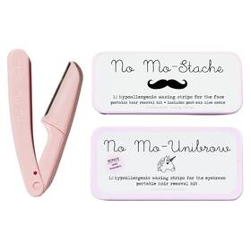Mlr001 No Mo-stache Discover - 12 Count Brow And Lip Wax Kit Dermaplane Razor 3 Pie