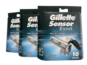 11143 Nobrand Gillette Sensor Excel - 30 Count 3 X 10 Pack