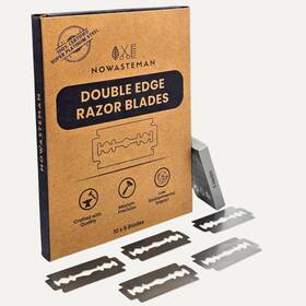 Nowasteman 860011614197 Safety Razor Blade Replacement Pack - Made From Usa Steel Super Platinum Co