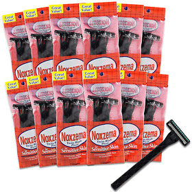 Noxzema Shaving Twin-blade Pivot Razors For Sensitive Skin 36pk Disposable Razor