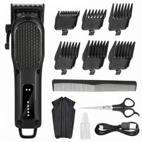 Lfj-t2-a Nutcore Mens Hair Clippers For Professional Trimmer Classic-a Silver