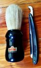 Omega Il Famoso Pennello Shave Brush Professional Barber Straight Razor