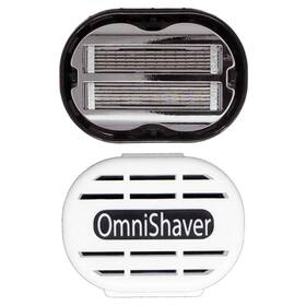 Omnishaver 860000582124 Premium With White Travel Case - The Fastest Way To Shave Head Legs Arms B