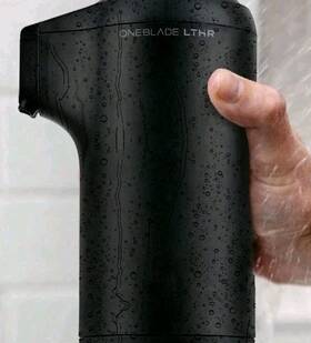 Ho3c One Blade Lthr Hot Lather Machine Black New