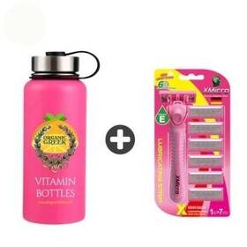 Organicgrreek024 Organic Greek & Xmicro Pink Vitamin Bottles And Razors For Women