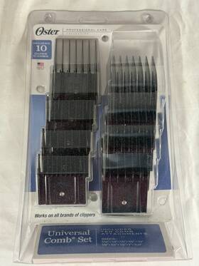 078900-600-000 Oster A5 Universal Pet Grooming Comb Set 10 Piece Attachment 1 16 To 4 Inch