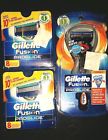 Pack Blades17 1 Gillette 2x8 Razor Fusion Cartridge Proglide Authentic