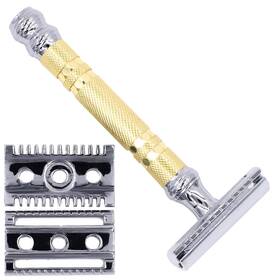 69cr Parker Safety Razor - Double Edge Convertible Dual Open And Close New
